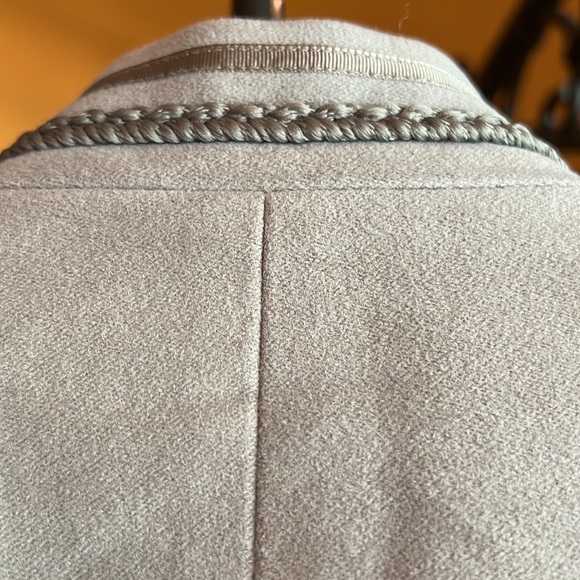 ZARA Faux Suede Military Jacket - Picture 7 of 13